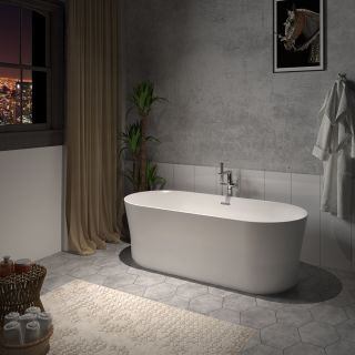 Aкриловая ванна AZARIO KENSTON KEN17080 свободностоящая 1700х800х600